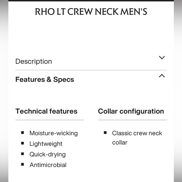 ARCTERYX MENS XL RHO LT CREW NECK BASELAYER RED. MOISTURE WICKING NEVER WORN - Picture 12 of 15